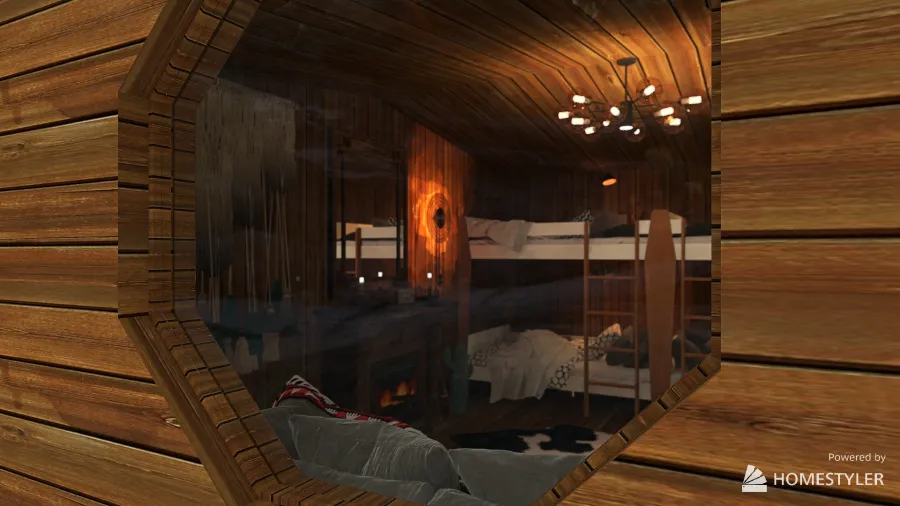 cabin in the hills 3d design renderings