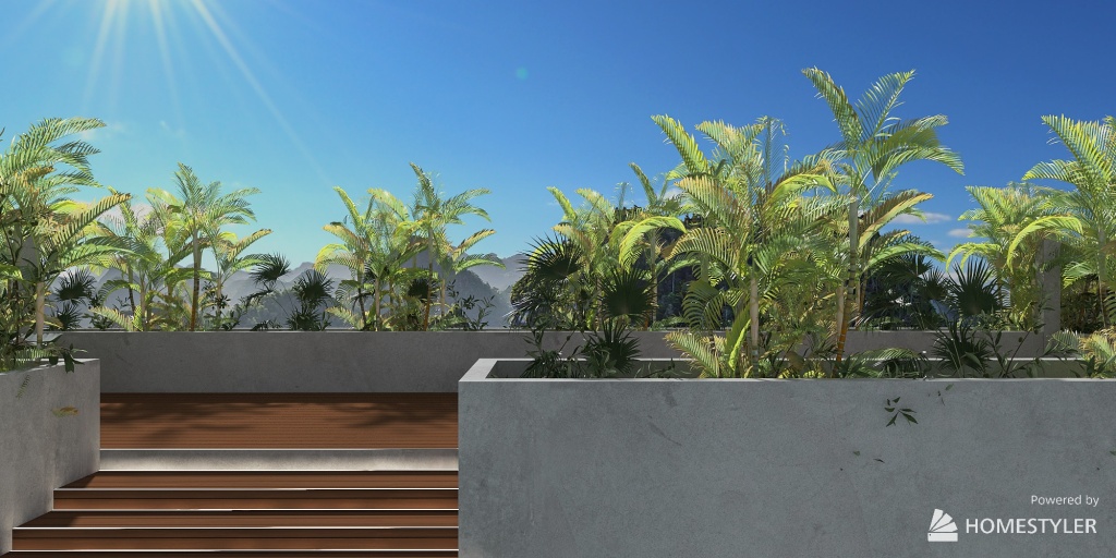 Outdoor Space Template Design 3d design renderings