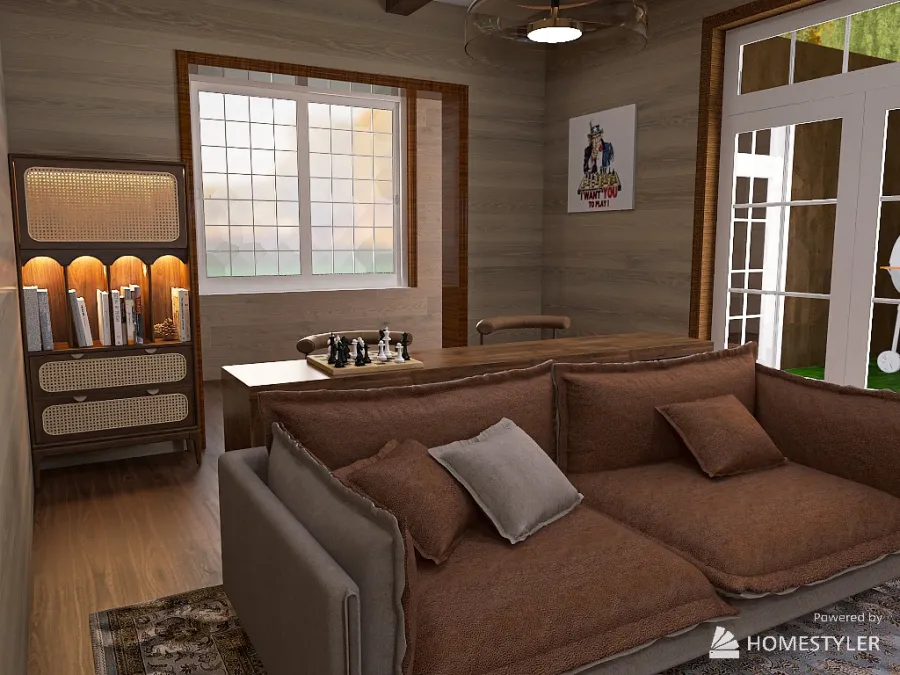 Cabin 3d design renderings