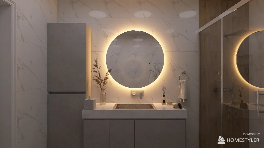 Bathroom for Kristina 3d design renderings