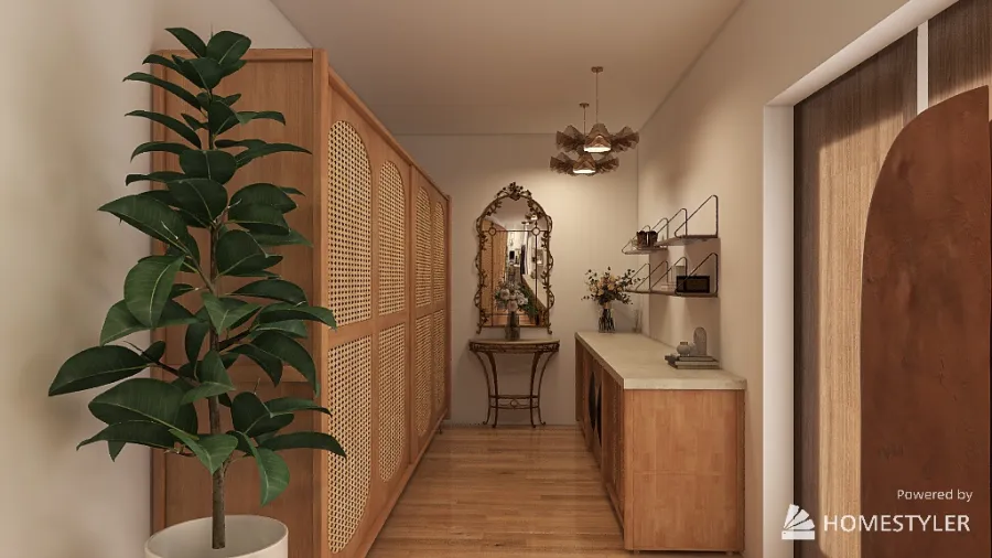 Alvar Aalto Inspired Home 3d design renderings
