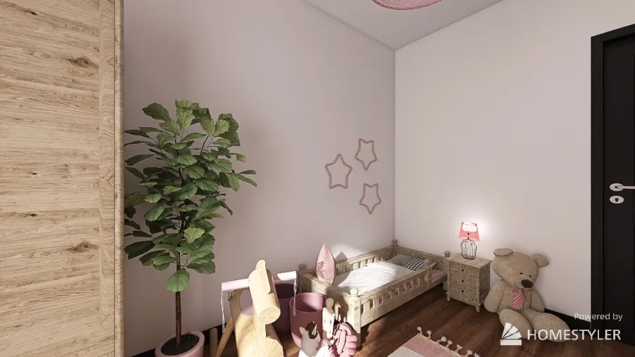 Pokój dziecka gotowy 3d design renderings