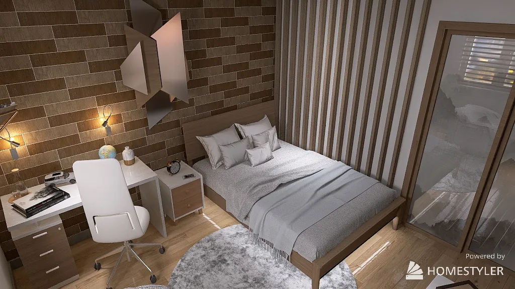 Bedroom Renovation Project 3d design renderings