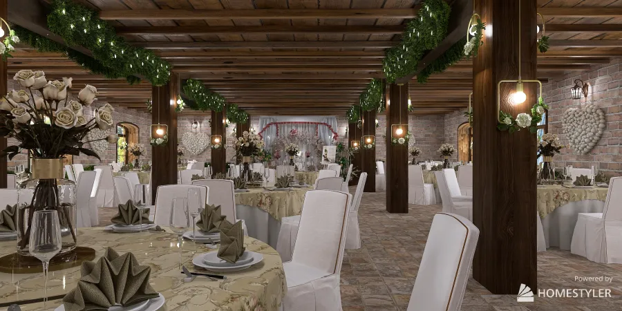 Bläsinge Gård - A wedding venue 3d design renderings