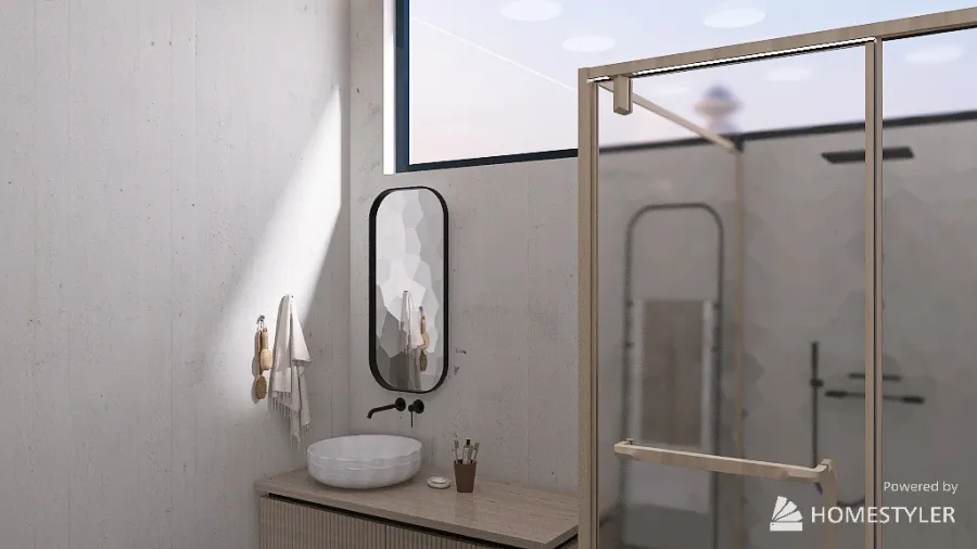 Bathroom done 3d design renderings