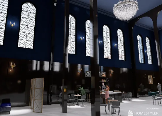 Hotel Lobby Project-NYC Grand Hotel Design Rendering