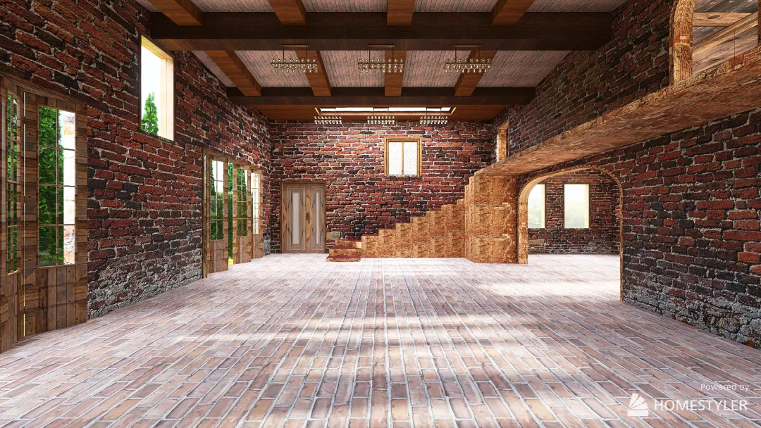 Tuscany Rustic Room 3d design renderings