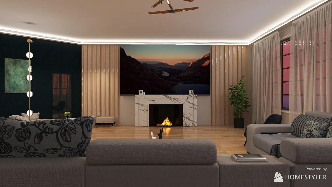 LivingRoom 3d design renderings