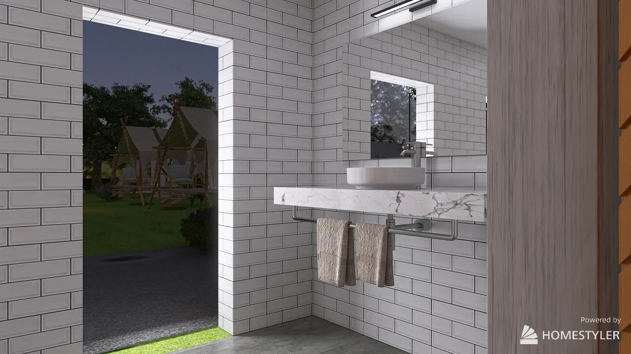 Bathroom 3d design renderings