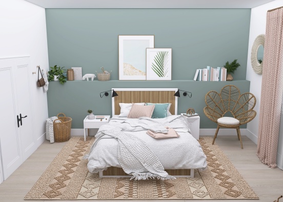 Mariely Upstairs - Daughter Bedroom Design Rendering