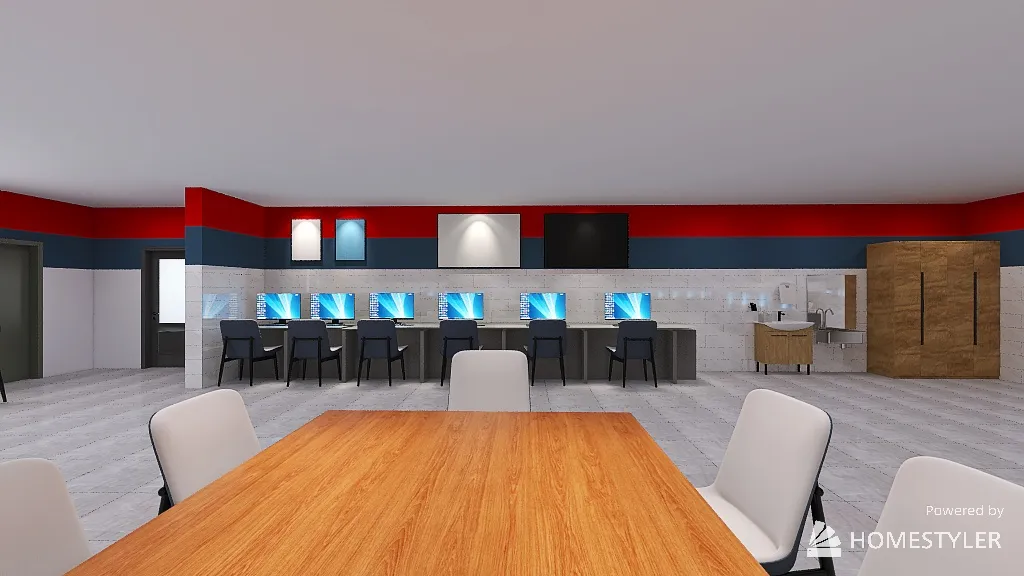 Copy of Technology room 3d design renderings
