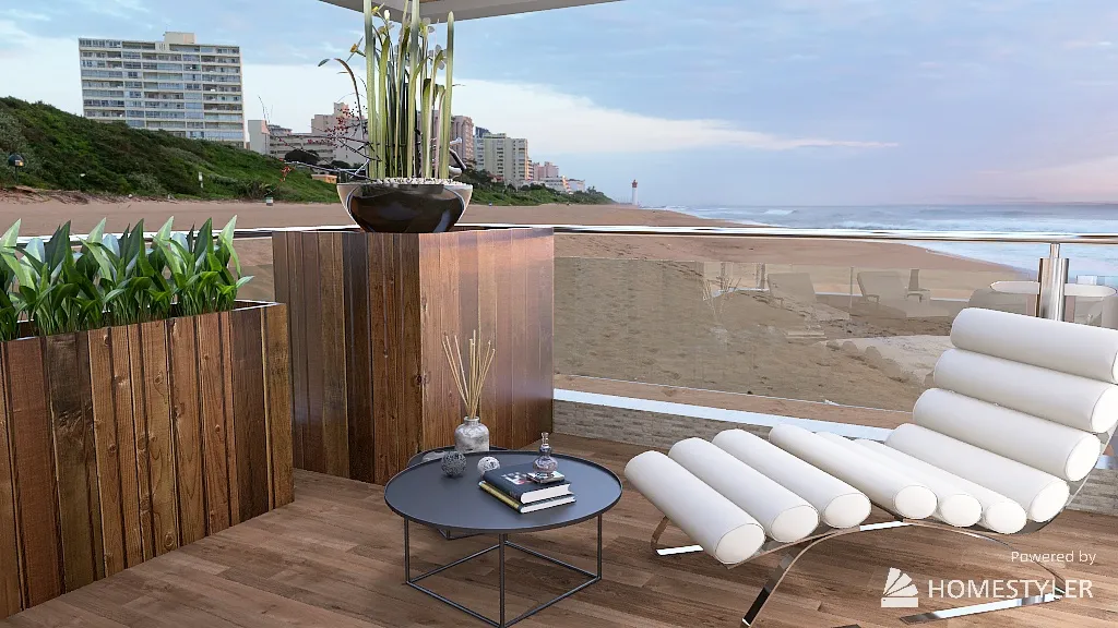 Balcony 3d design renderings