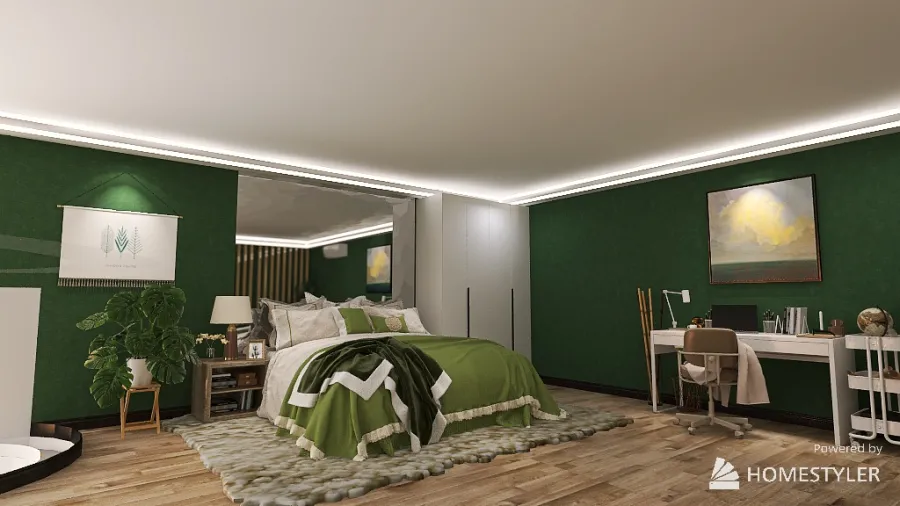 Tropical beach apartment 3d design renderings