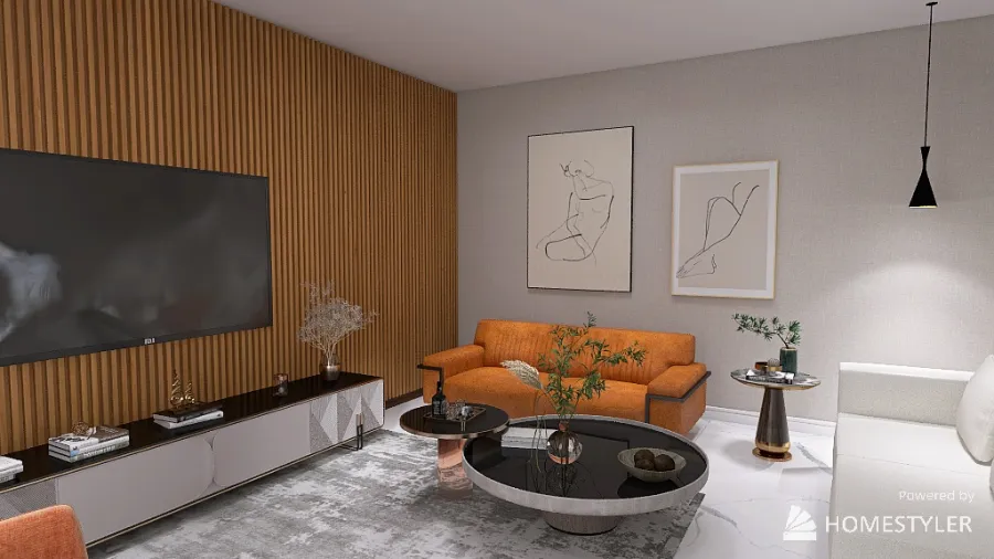 Calm interiors 3d design renderings