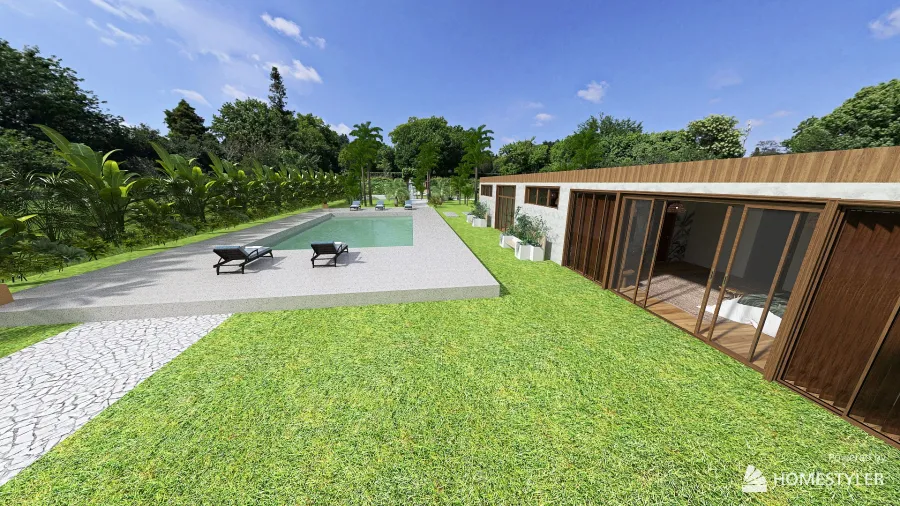 Tropical Villa 3d design renderings