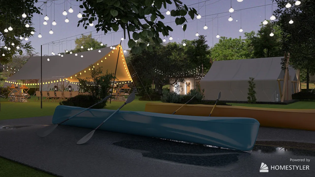 Glamping at Hideaway Ranch 3d design renderings