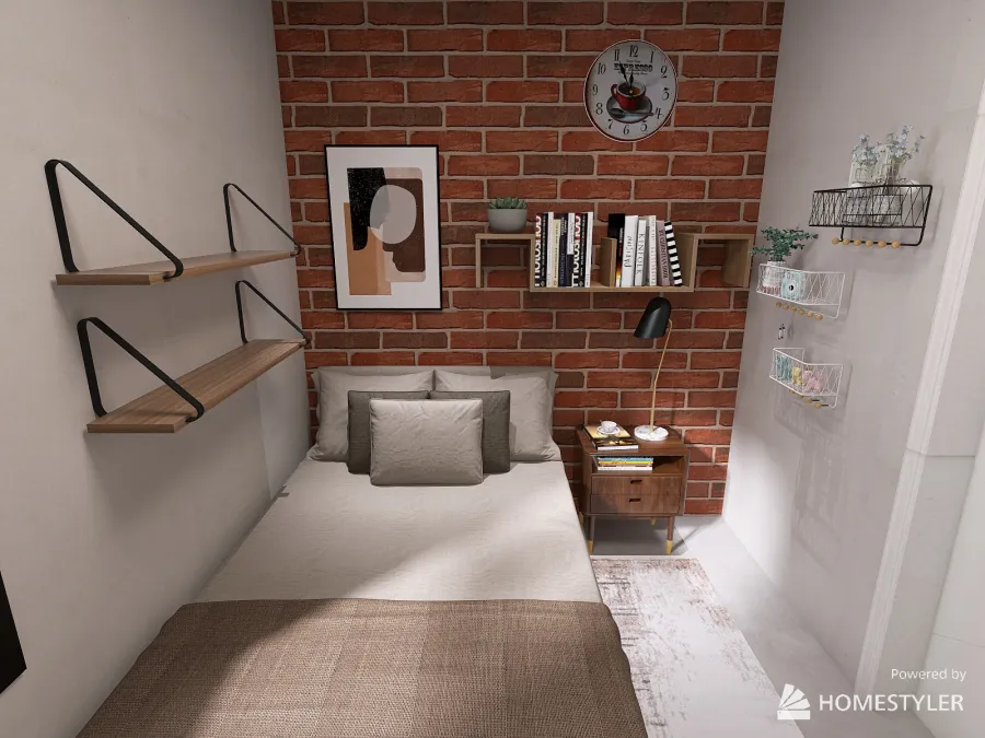 Compact Living 3d design renderings