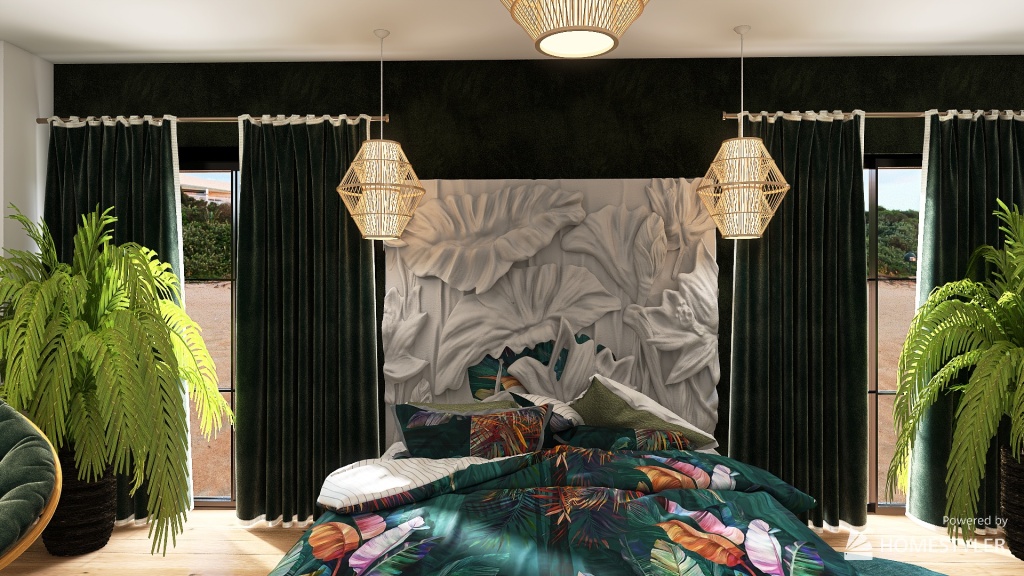 Hotel Bedroom Mahaus 3d design renderings