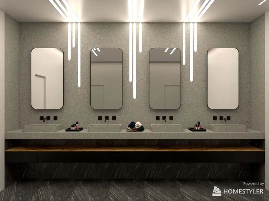 Manager's office 3d design renderings