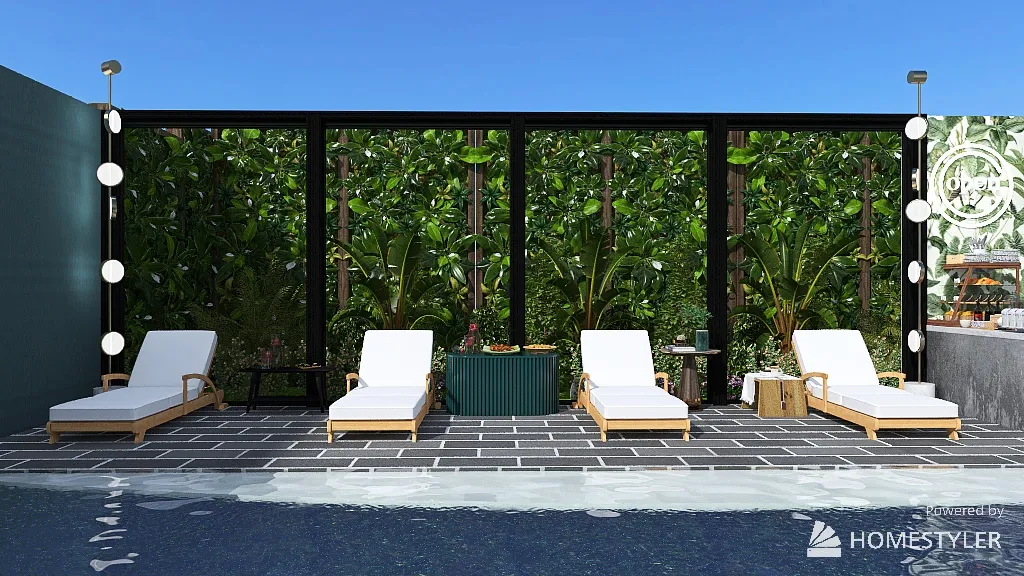 tropical 3d design renderings