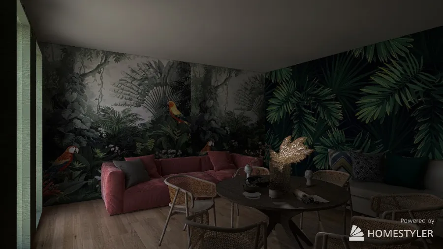 tropical style 3 3d design renderings