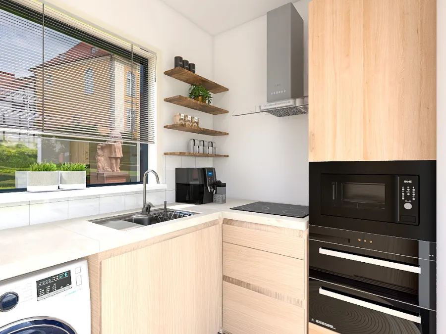 One Bedroom apartment in Cardiff 3d design renderings