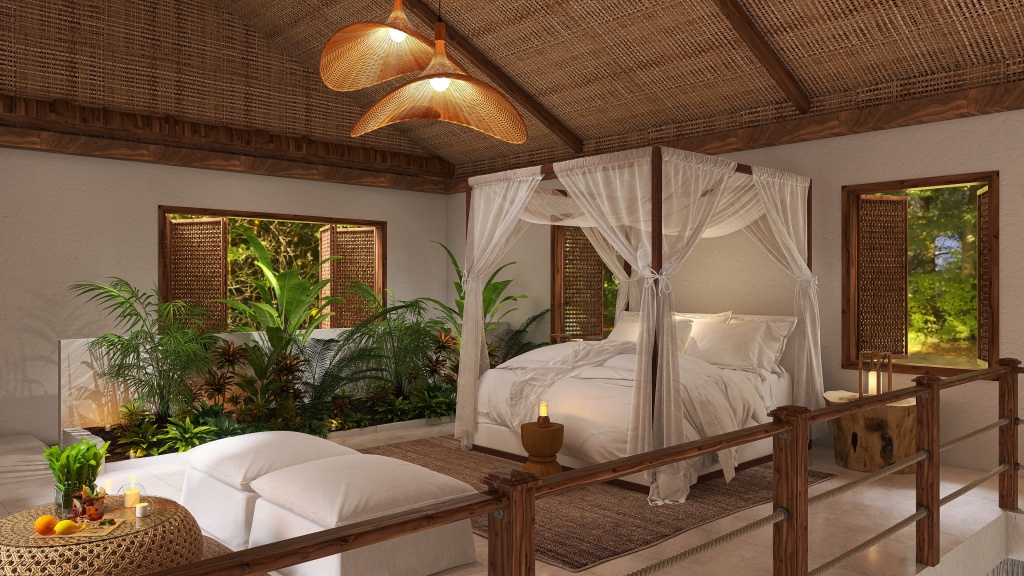 Sabor tropical. 3d design renderings