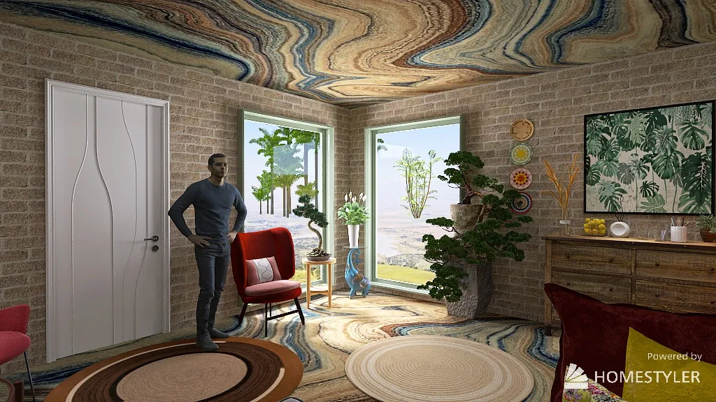 земляной дом 3d design renderings