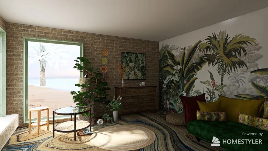tropical style 7 3d design renderings