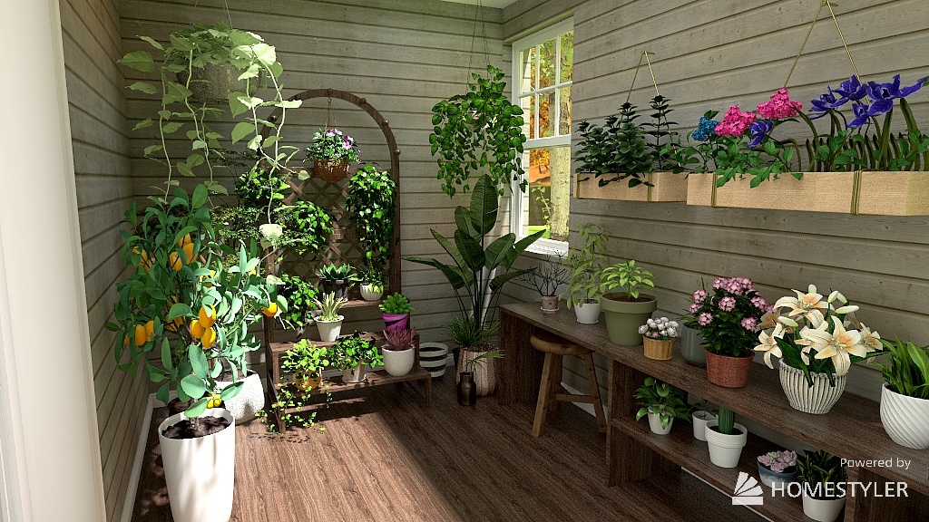 Conservatory 3d design renderings