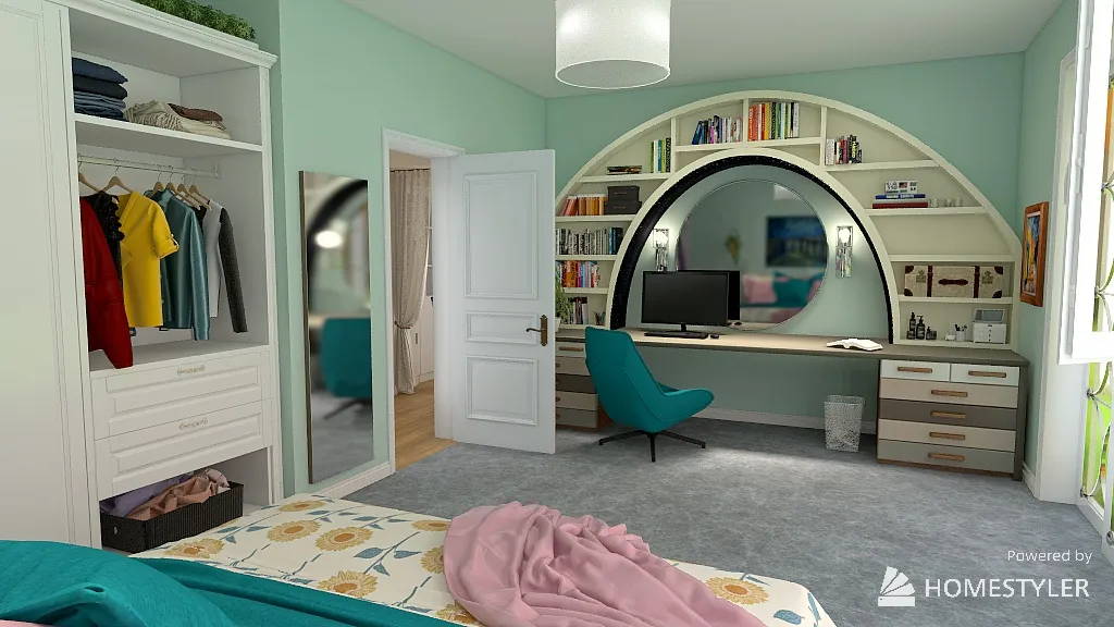 Bedroom 3d design renderings