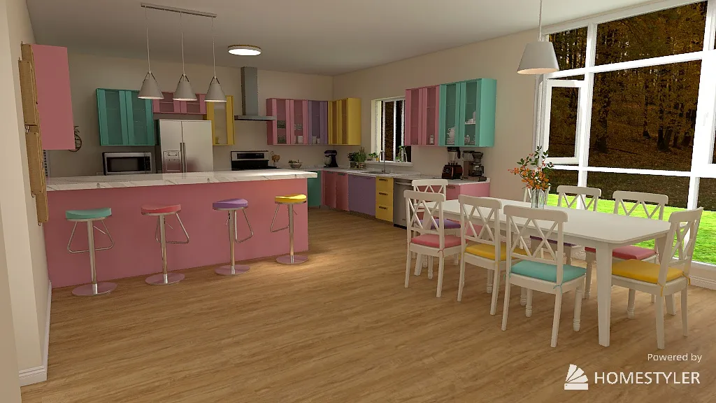 Kitchen 3d design renderings