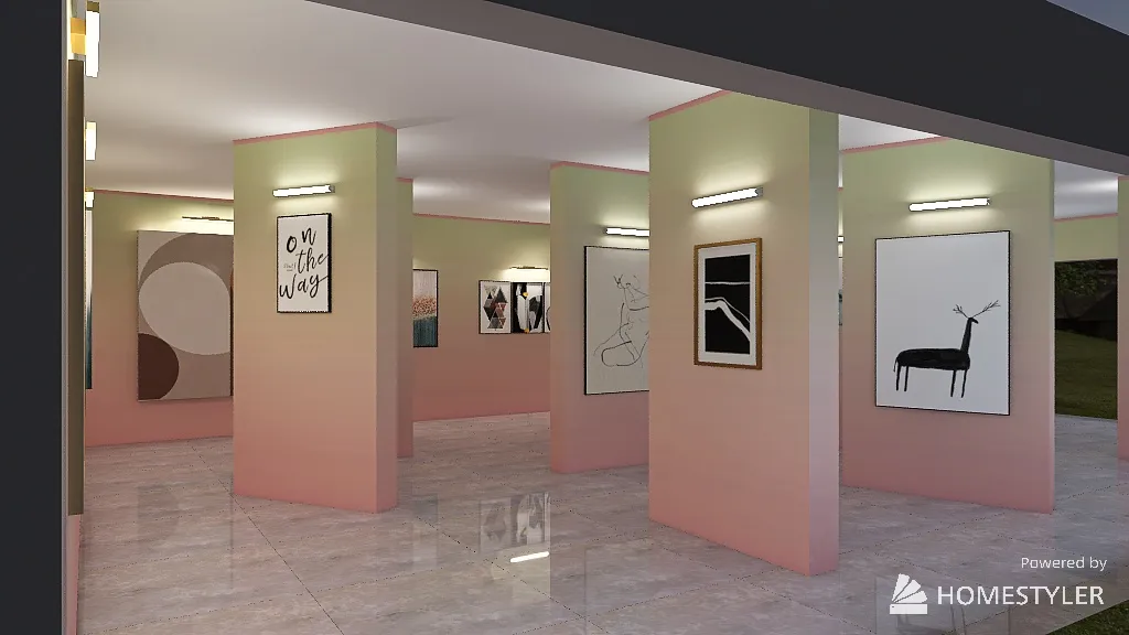 galeria de arte 3d design renderings