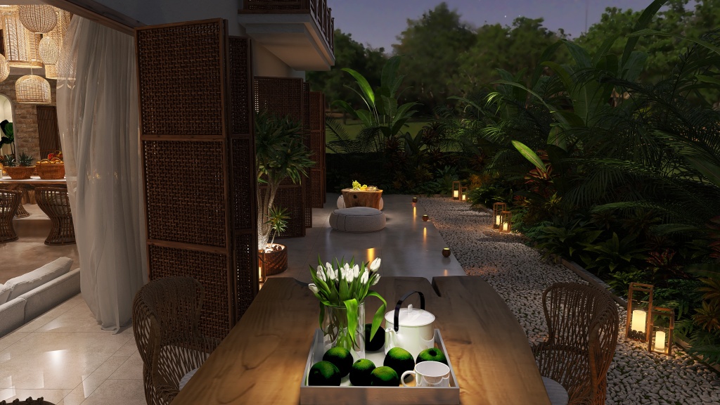 Sabor tropical. 3d design renderings