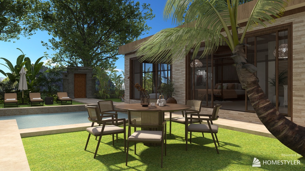 Tropical Living: Bali 3d design renderings