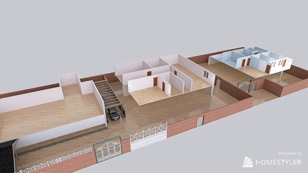Copy of Original floor plan (Building) 3d design renderings