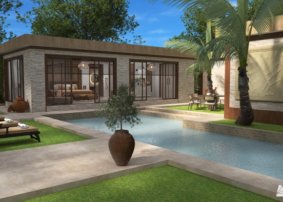 Tropical Living: Bali Design Rendering