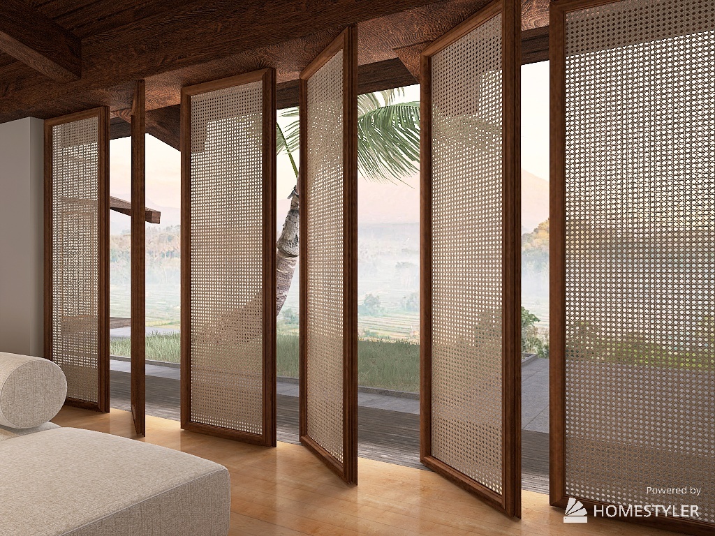 Tropical Countryside Retreat 3d design renderings