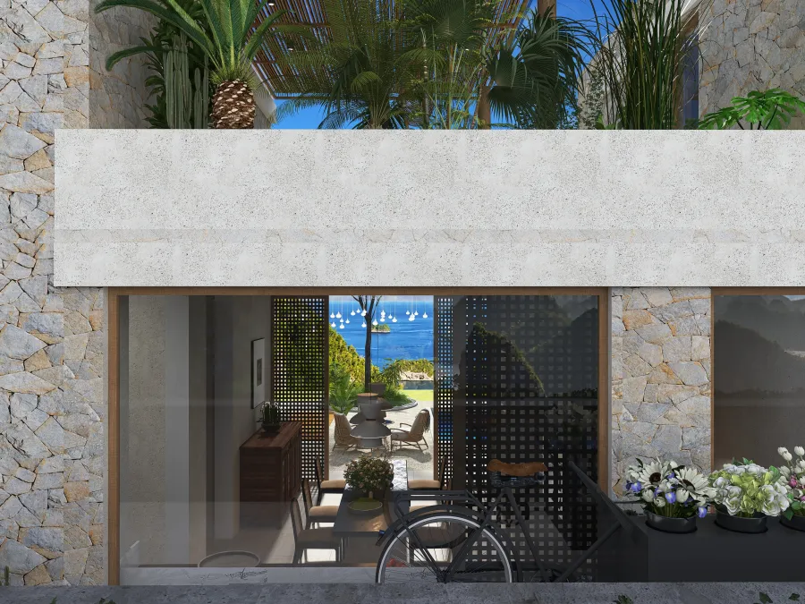Villa Tropical 3d design renderings