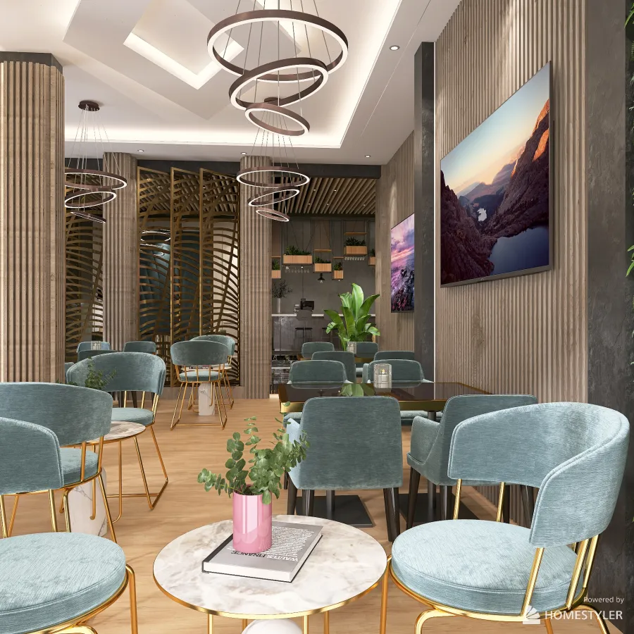 AMAZONIA CAFE BAR - Tunisia - 3d design renderings
