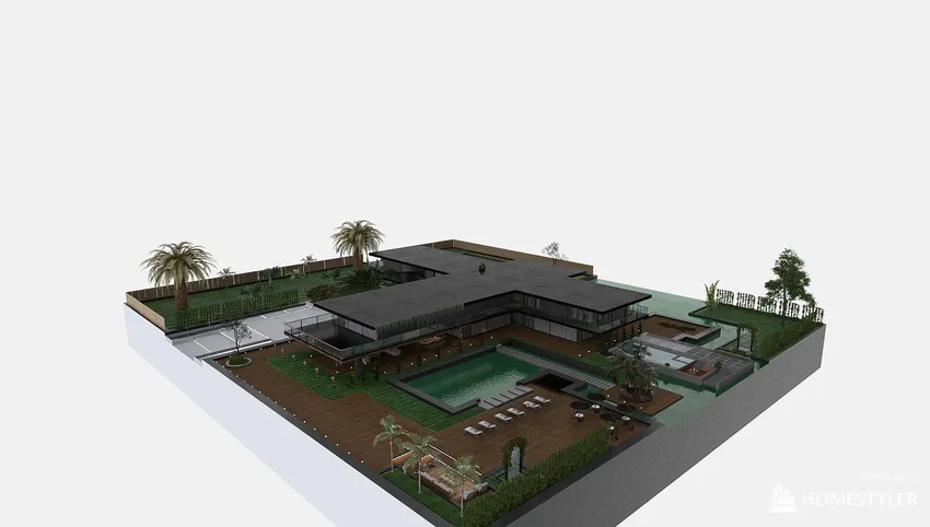 Tropical Pool villa 3d design picture 1021.45