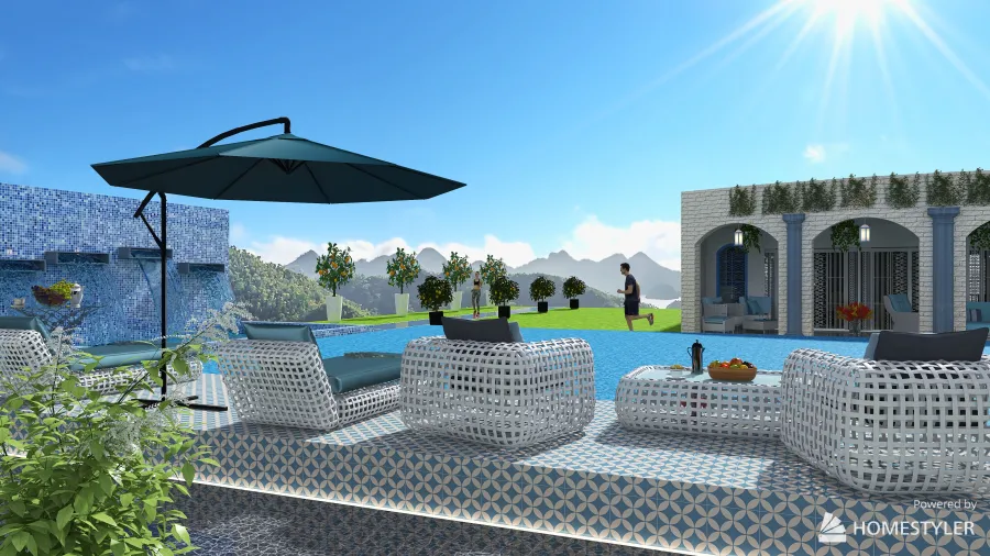 Tropical 3d design renderings