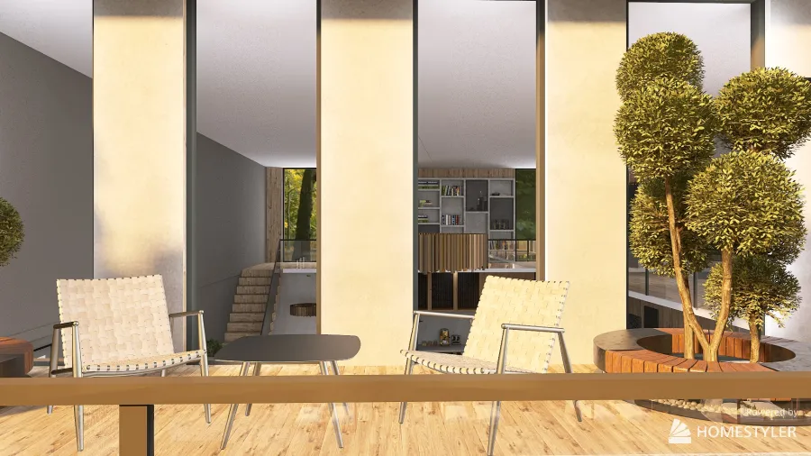 TROPICAL HOUSE 3d design renderings