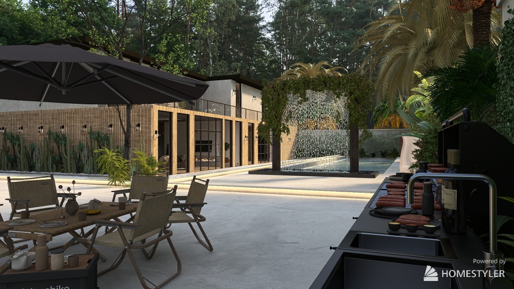 TROPICAL HOUSE 3d design renderings