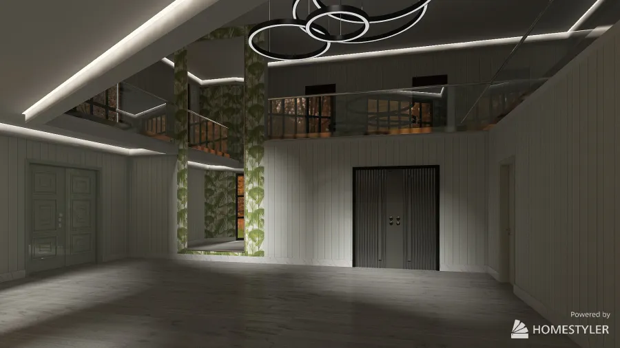 empty room 6 3d design renderings