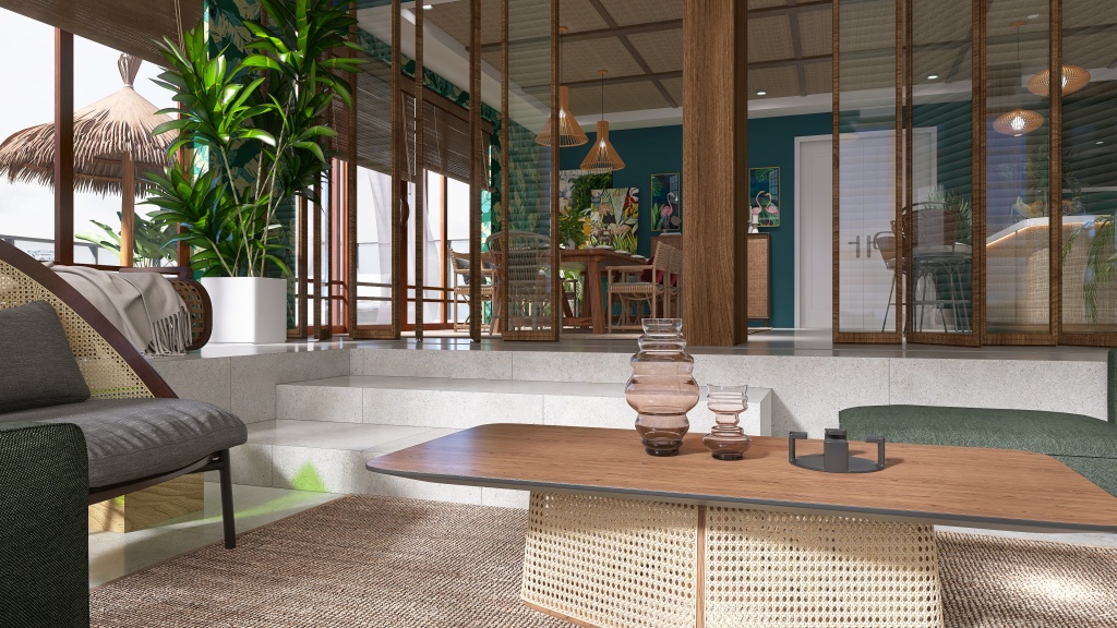 Tropical Delight 3d design renderings