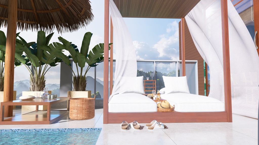 Tropical Delight 3d design renderings