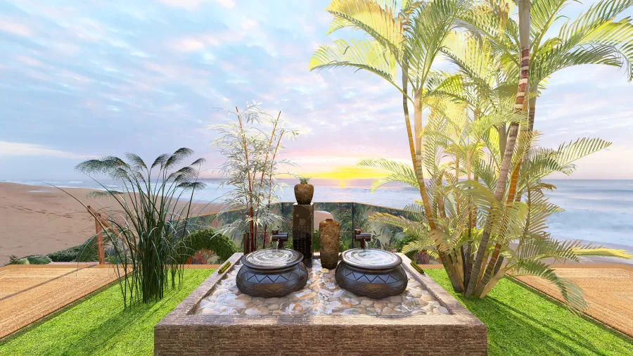 La isla bonita - Tropical the island breeze 3d design renderings
