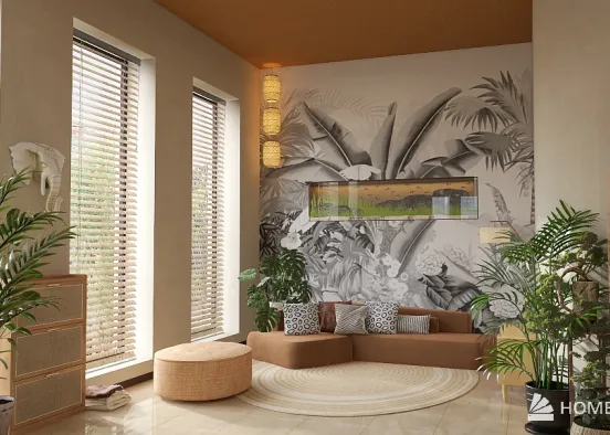 Tropical Style Design Rendering