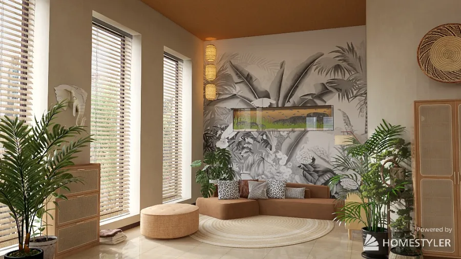 Tropical Style 3d design renderings